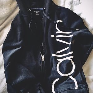 Calvin Klein Hooded Zip-Up Jacket